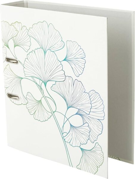 50033409 Registrator A4 široki samostojeći maX.file Greenline Ginkgo Herlitz