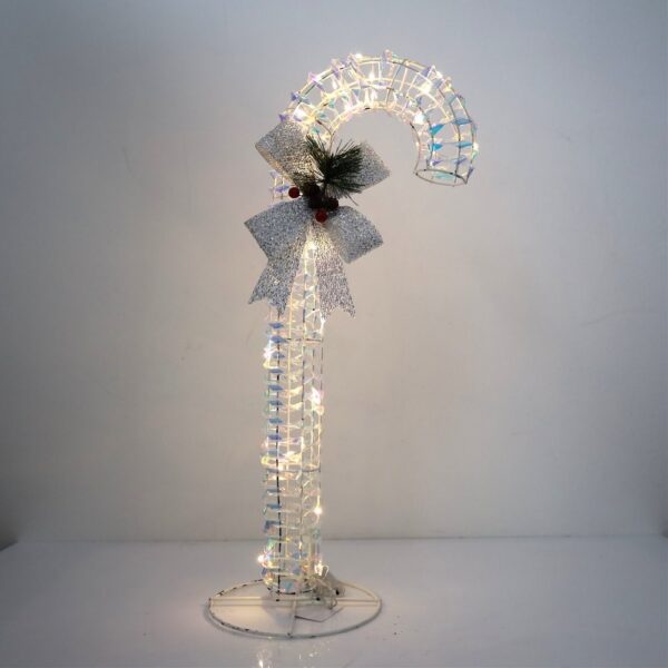 LMP2 LED lampice candy cane 25L/20x6xh60cm 2AA iris traka WW