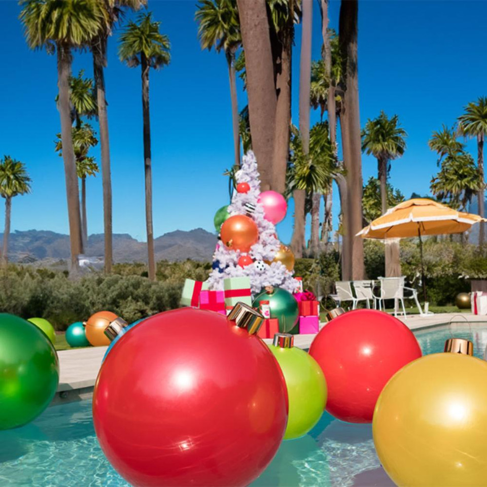 160248 Holiball božićna kugla 76cm crvena