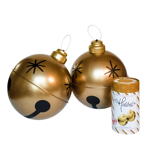 160249 Holiball božićna kugla 76cm zlatni set