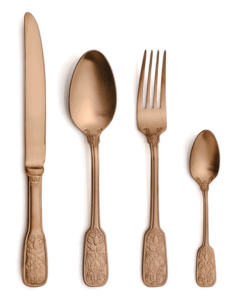 241152 VERSAILLES SATIN COPER PRIBOR ZA JELO 24/1